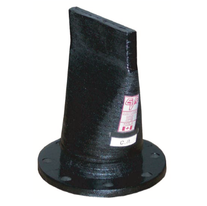 In-Line Flanged Series Rubber Duckbill Check Valve - Series CPI